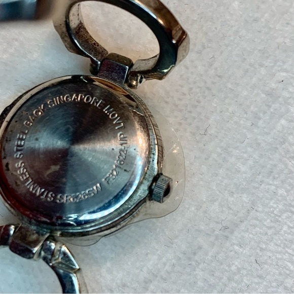 Pedre Vintage Watch Silver-tone Link Design Stainless Steel Back Classic! New - Picture 5 of 12